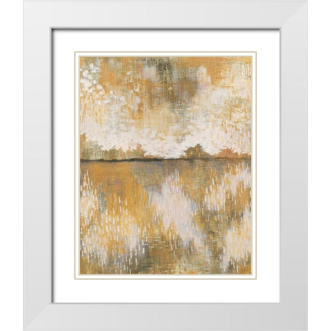 Curious Sky White Modern Wood Framed Art Print with Double Matting by Averinos, Melissa