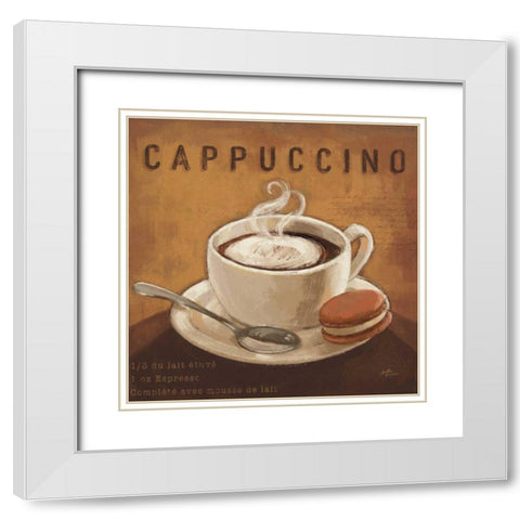 Coffee and Co I White Modern Wood Framed Art Print with Double Matting by Penner, Janelle