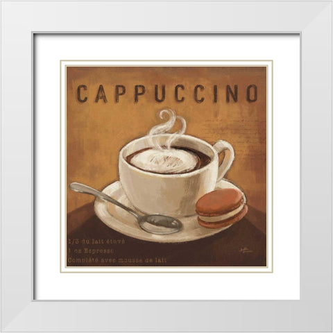 Coffee and Co I White Modern Wood Framed Art Print with Double Matting by Penner, Janelle