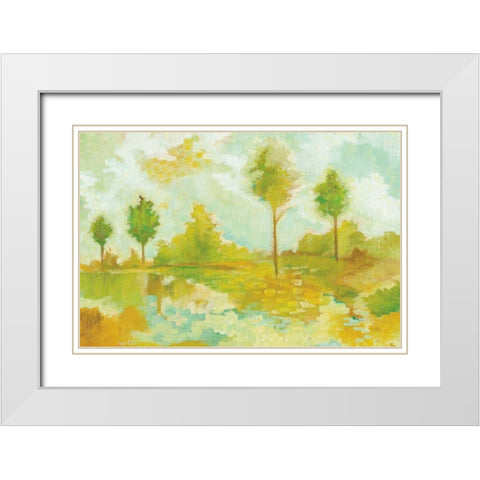 Golden Hour IV White Modern Wood Framed Art Print with Double Matting by Averinos, Melissa