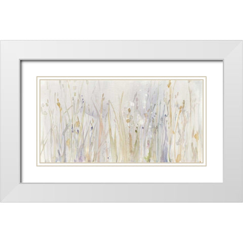 Autumn Grass White Modern Wood Framed Art Print with Double Matting by Tillmon, Avery