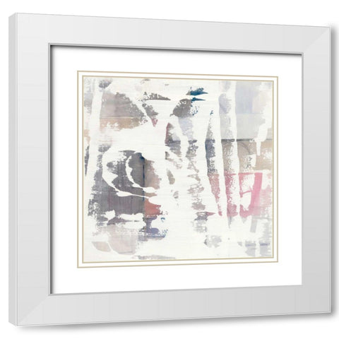White Out Crop White Modern Wood Framed Art Print with Double Matting by Schick, Mike