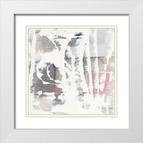 White Out Crop White Modern Wood Framed Art Print with Double Matting by Schick, Mike