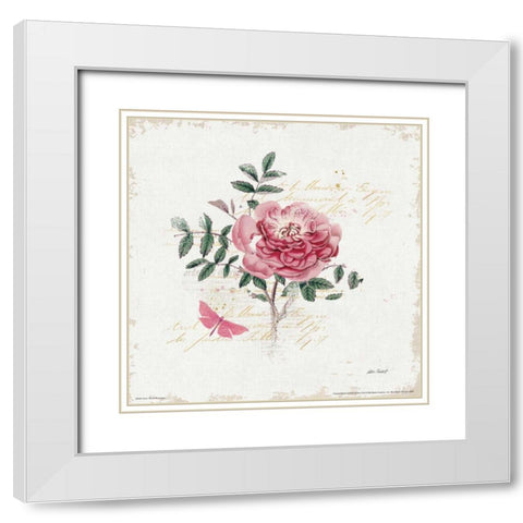 French Romance I White Modern Wood Framed Art Print with Double Matting by Pertiet, Katie