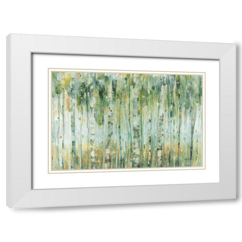 The Forest I White Modern Wood Framed Art Print with Double Matting by Audit, Lisa