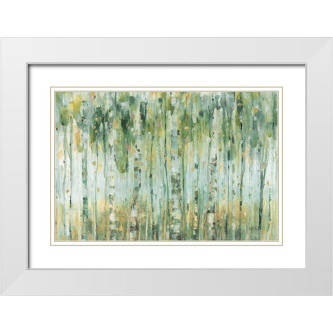 The Forest I White Modern Wood Framed Art Print with Double Matting by Audit, Lisa