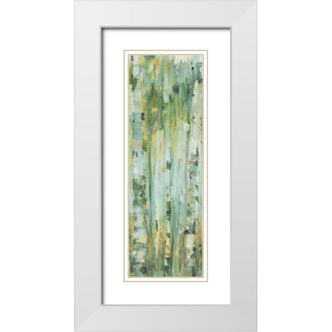 The Forest V White Modern Wood Framed Art Print with Double Matting by Audit, Lisa