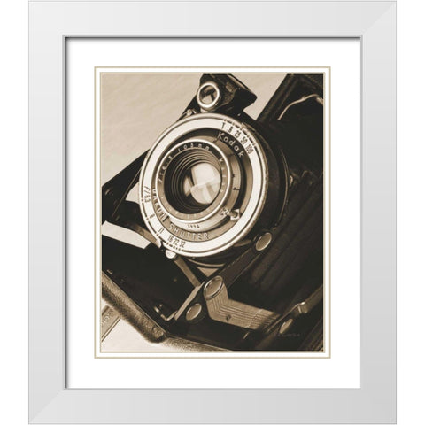 Depth of Field II White Modern Wood Framed Art Print with Double Matting by Goldstein, Ed