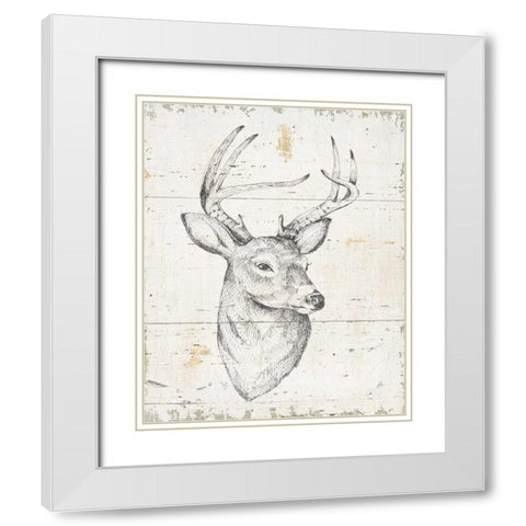 Wild and Beautiful I White Modern Wood Framed Art Print with Double Matting by Brissonnet, Daphne