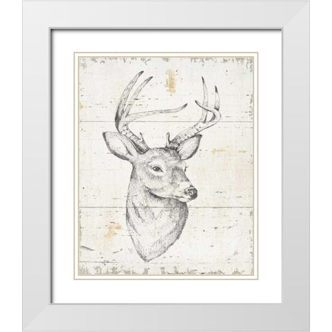 Wild and Beautiful I White Modern Wood Framed Art Print with Double Matting by Brissonnet, Daphne