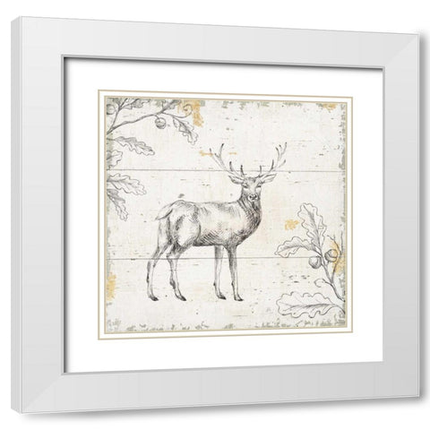 Wild and Beautiful V White Modern Wood Framed Art Print with Double Matting by Brissonnet, Daphne