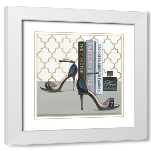 Forever Fashion VI White Modern Wood Framed Art Print with Double Matting by Fabiano, Marco