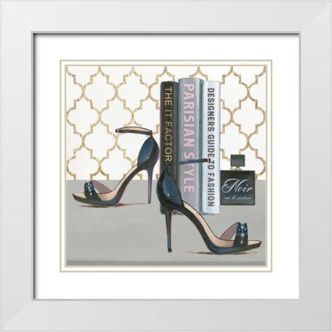 Forever Fashion VI White Modern Wood Framed Art Print with Double Matting by Fabiano, Marco