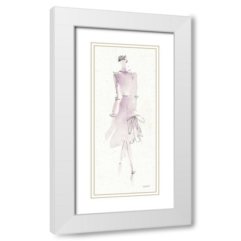 La Fashion I White Modern Wood Framed Art Print with Double Matting by Tavoletti, Anne
