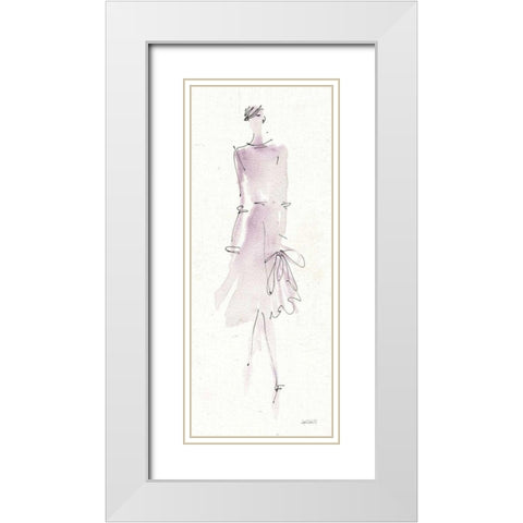 La Fashion I White Modern Wood Framed Art Print with Double Matting by Tavoletti, Anne