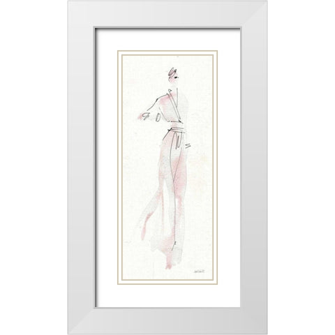 La Fashion IV White Modern Wood Framed Art Print with Double Matting by Tavoletti, Anne