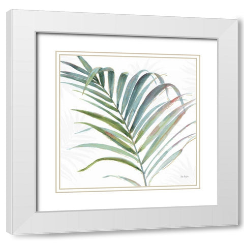 Tropical Blush V White Modern Wood Framed Art Print with Double Matting by Audit, Lisa