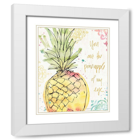 Palm Passion VIII White Modern Wood Framed Art Print with Double Matting by Tavoletti, Anne