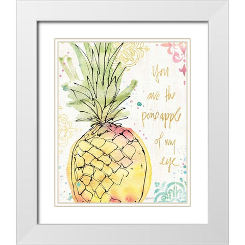 Palm Passion VIII White Modern Wood Framed Art Print with Double Matting by Tavoletti, Anne