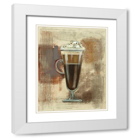 Cafe Classico I Neutral White Modern Wood Framed Art Print with Double Matting by Vassileva, Silvia