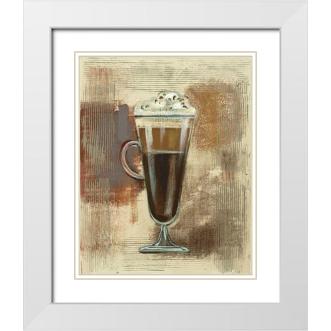 Cafe Classico I Neutral White Modern Wood Framed Art Print with Double Matting by Vassileva, Silvia