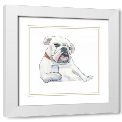The Boys IV White Modern Wood Framed Art Print with Double Matting by Sullivan, Myles