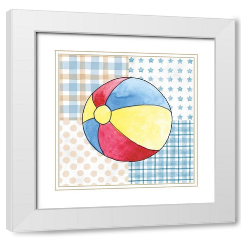 Coastal Baby IV White Modern Wood Framed Art Print with Double Matting by Grove, Beth