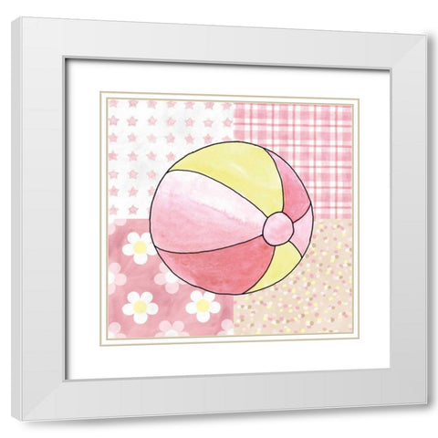 Coastal Baby VIII White Modern Wood Framed Art Print with Double Matting by Grove, Beth