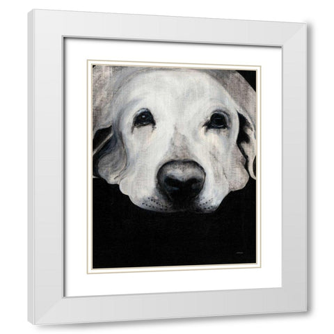 Sparta I Crop White Modern Wood Framed Art Print with Double Matting by Ducklow, Patsy