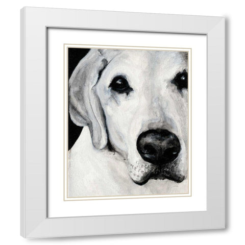 Sparta II White Modern Wood Framed Art Print with Double Matting by Ducklow, Patsy