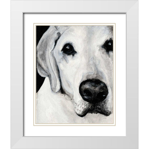 Sparta II White Modern Wood Framed Art Print with Double Matting by Ducklow, Patsy