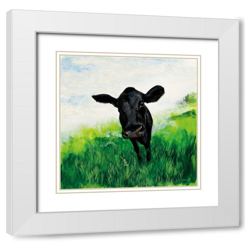 Farm Team II White Modern Wood Framed Art Print with Double Matting by Ducklow, Patsy