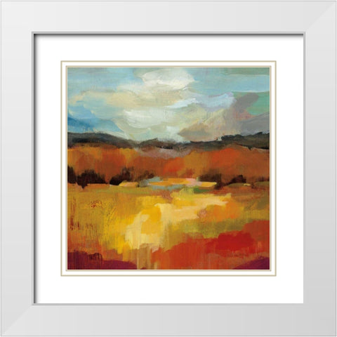 October Moment II White Modern Wood Framed Art Print with Double Matting by Vassileva, Silvia