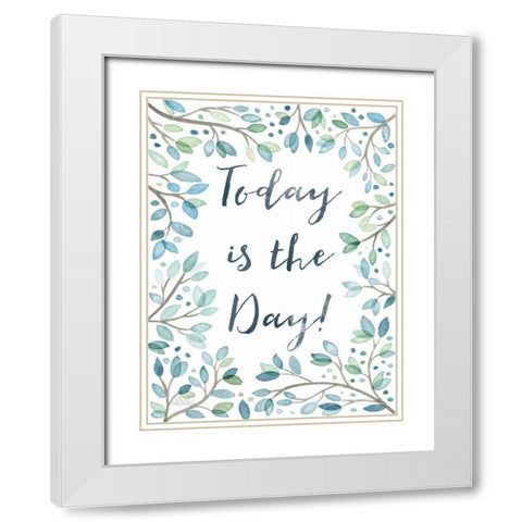 Enchanted Forest I White Modern Wood Framed Art Print with Double Matting by Marshall, Laura