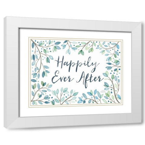 Enchanted Forest III White Modern Wood Framed Art Print with Double Matting by Marshall, Laura