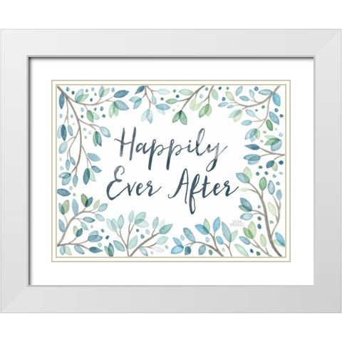 Enchanted Forest III White Modern Wood Framed Art Print with Double Matting by Marshall, Laura