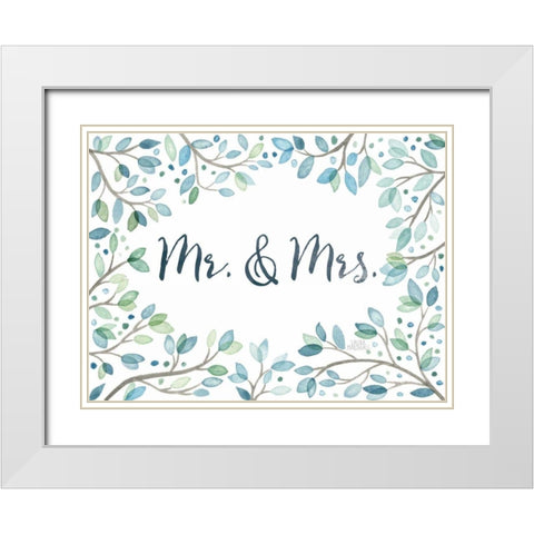 Enchanted Forest IV White Modern Wood Framed Art Print with Double Matting by Marshall, Laura