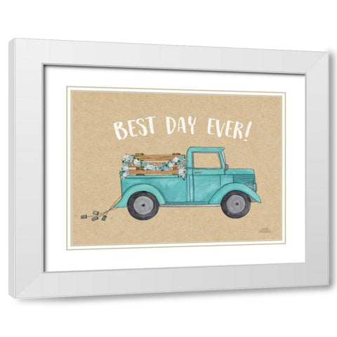 Loads of Love II White Modern Wood Framed Art Print with Double Matting by Marshall, Laura