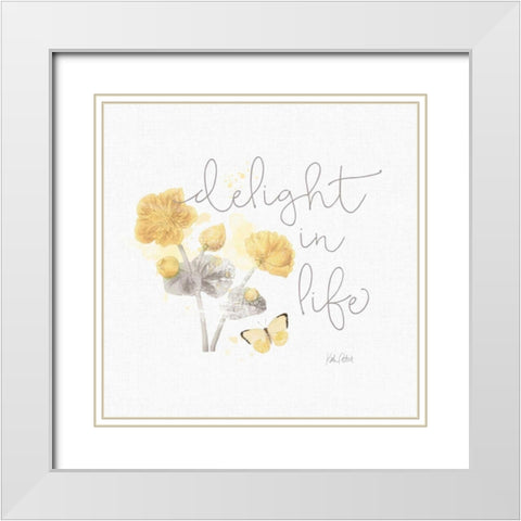 Sunny Day VI White Modern Wood Framed Art Print with Double Matting by Pertiet, Katie