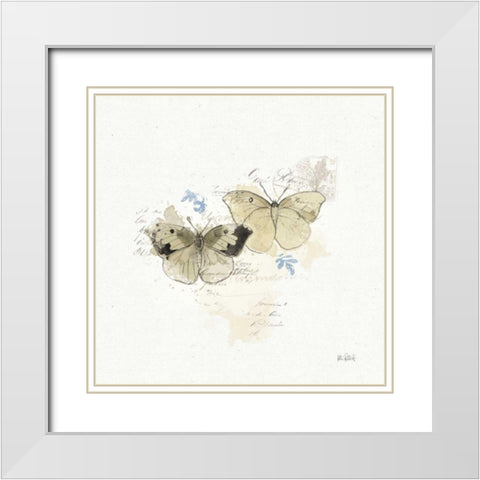 Floresta V White Modern Wood Framed Art Print with Double Matting by Pertiet, Katie