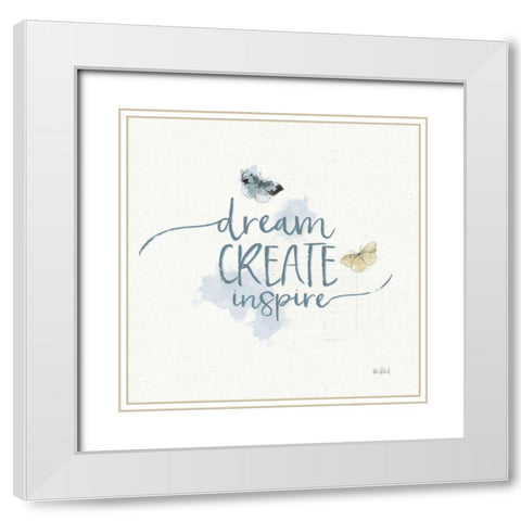 Floresta VIII White Modern Wood Framed Art Print with Double Matting by Pertiet, Katie