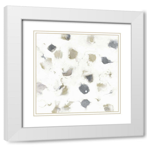 Nougat I Neutral White Modern Wood Framed Art Print with Double Matting by Schick, Mike