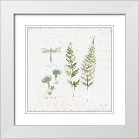 In the Forest VI White Modern Wood Framed Art Print with Double Matting by Pertiet, Katie