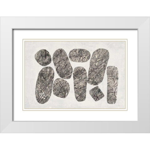 Ballinglen Warm Crop White Modern Wood Framed Art Print with Double Matting by Rhue, Piper
