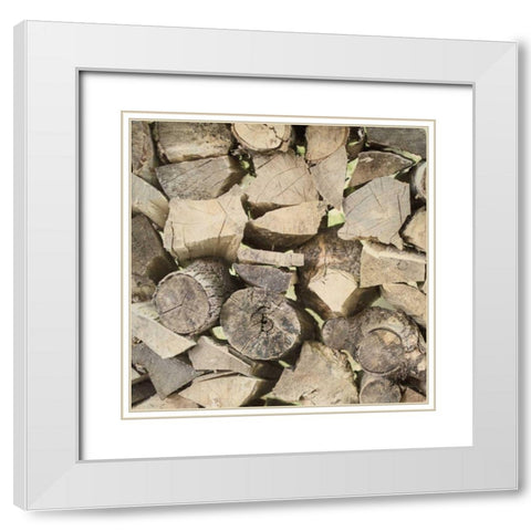 Chopped II Crop White Modern Wood Framed Art Print with Double Matting by Urquhart, Elizabeth