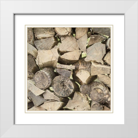 Chopped II Crop White Modern Wood Framed Art Print with Double Matting by Urquhart, Elizabeth