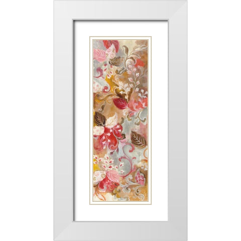 Gypsy Dream III White Modern Wood Framed Art Print with Double Matting by Nai, Danhui