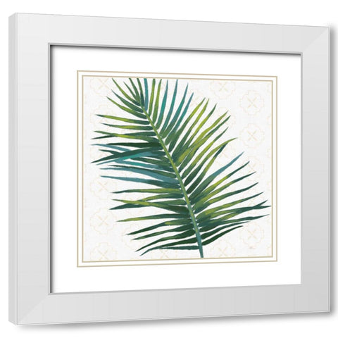 Welcome to Paradise XIV White Modern Wood Framed Art Print with Double Matting by Penner, Janelle