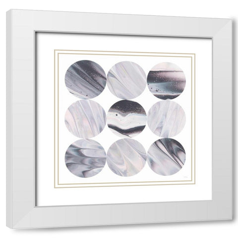 Dark Matter III White Modern Wood Framed Art Print with Double Matting by Rhue, Piper