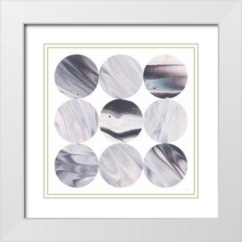 Dark Matter III White Modern Wood Framed Art Print with Double Matting by Rhue, Piper